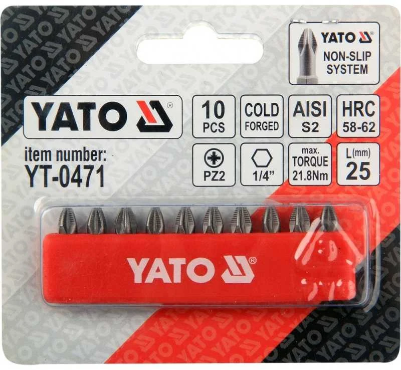 Yato Toya Sa Poland Antgalis PZ1x25 10 vnt. (YT-0470)