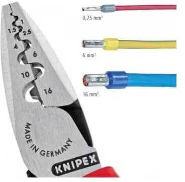 Antgalių užspaudimo replės KNIPEX 9772