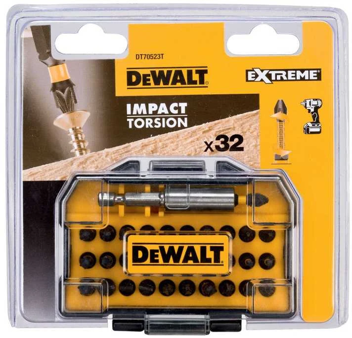 DeWalt smūginių sukimo antgalių rinkinys 32 vnt DT70523T