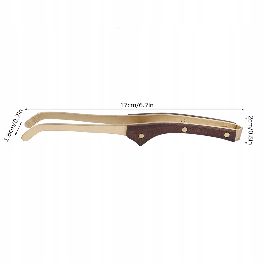„Antihot Wood Brass“ arbatos klipas nuo slydimo arbatos rinkinys „Pess“.