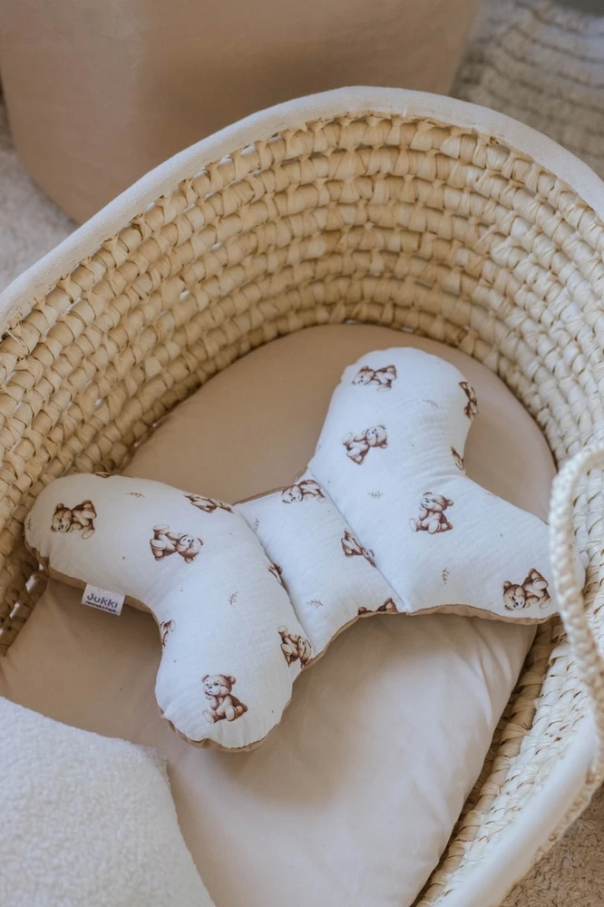 ANTIšoko pagalvė BUTTERFLY MUSLINO MEDVILNĖS VELVET JUKKI