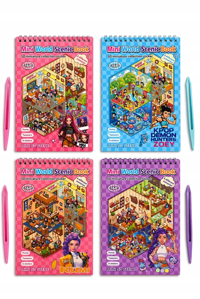 Antistresinis lipdukas STICK TOK HOUSE + pincetas IKI 8 namų