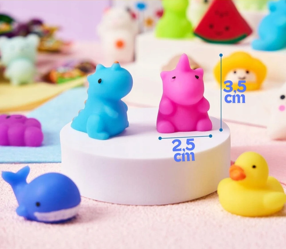 Antistresinis Squishy sensorinis rinkinys Monkey Mochi Animals x 25