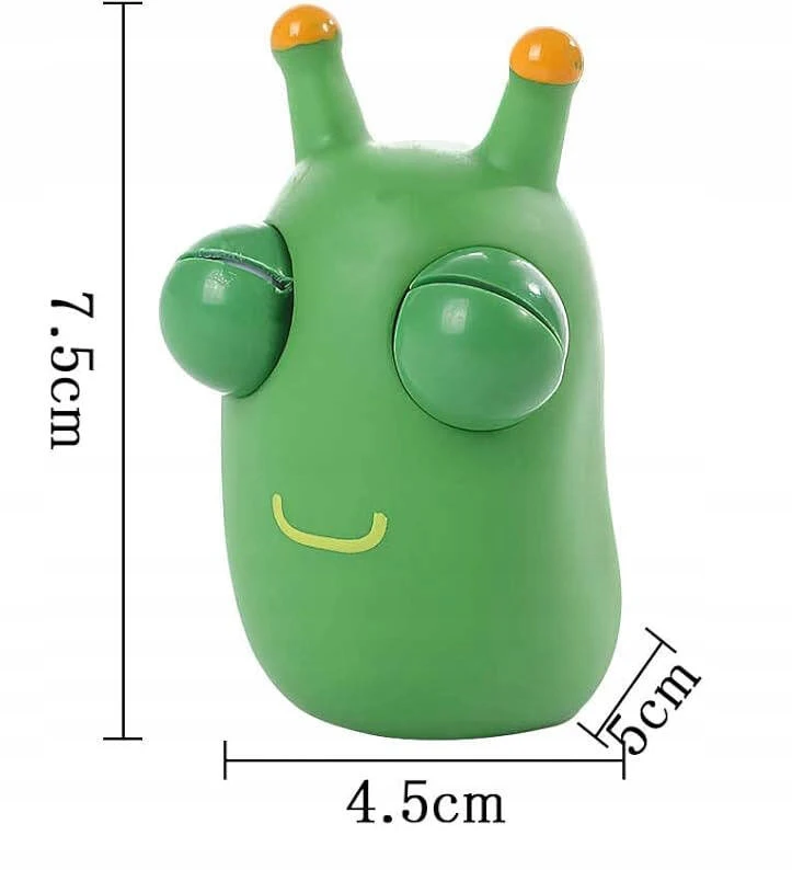 Antistresinis žaislas Creature Gniotek Snail žalias NSO