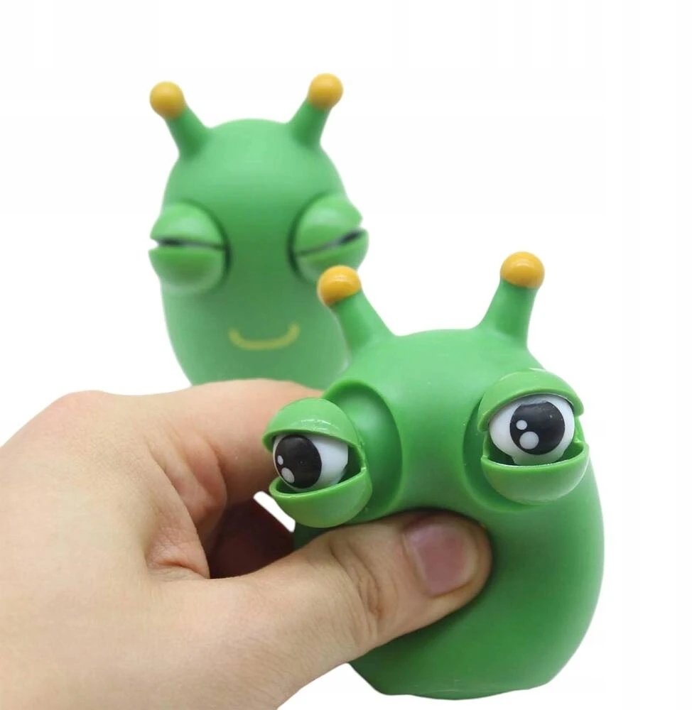 Antistresinis žaislas Creature Gniotek Snail žalias NSO