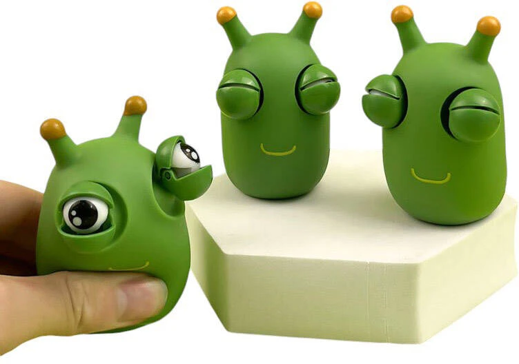 Antistresinis žaislas Creature Gniotek Snail žalias NSO