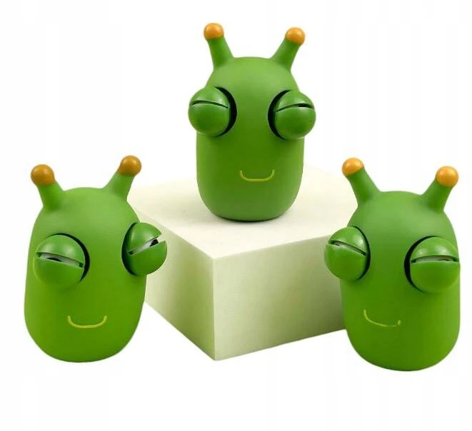 Antistresinis žaislas Creature Gniotek Snail žalias NSO
