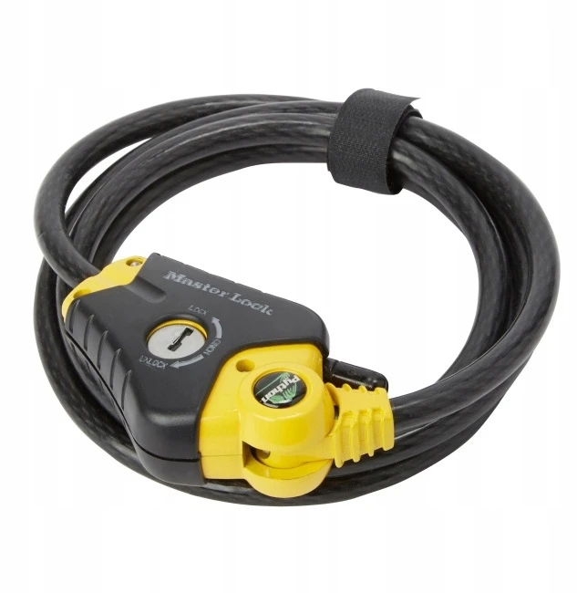 Antivirus - MASTER LOCK - Python 8433EURD - Ilgis reguliuojamas nuo 30 cm iki 1,8 m - Lankstus plienas - Juodas