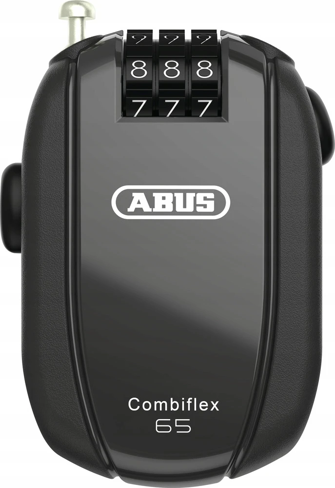 Antivol - Abus - Combiflex - Kabelis 125 cm - 4 skaitmenų kodas - Juodas