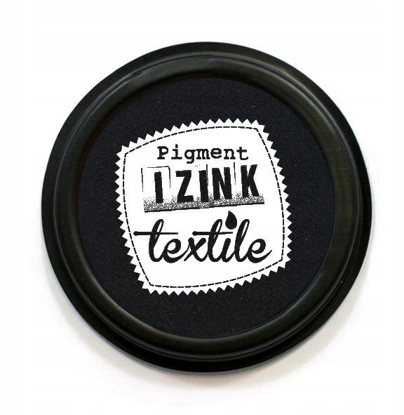 Antspaudų rinkinys Aladine Stampo Textile 13vnt. Navy + pagalvėlė antspaudams juoda