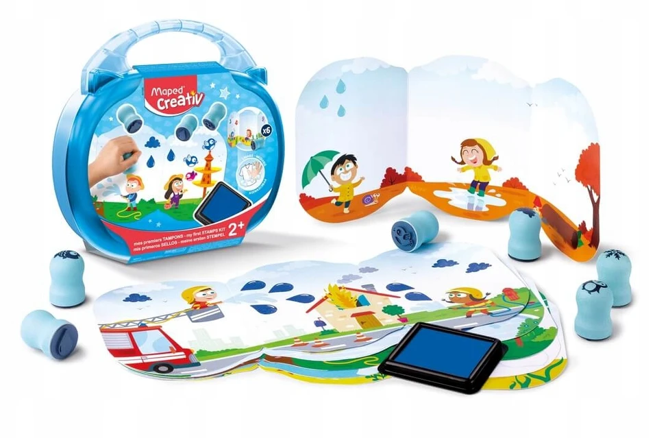 Antspaudų rinkinys Maped Creativ Early Age lagaminėlyje