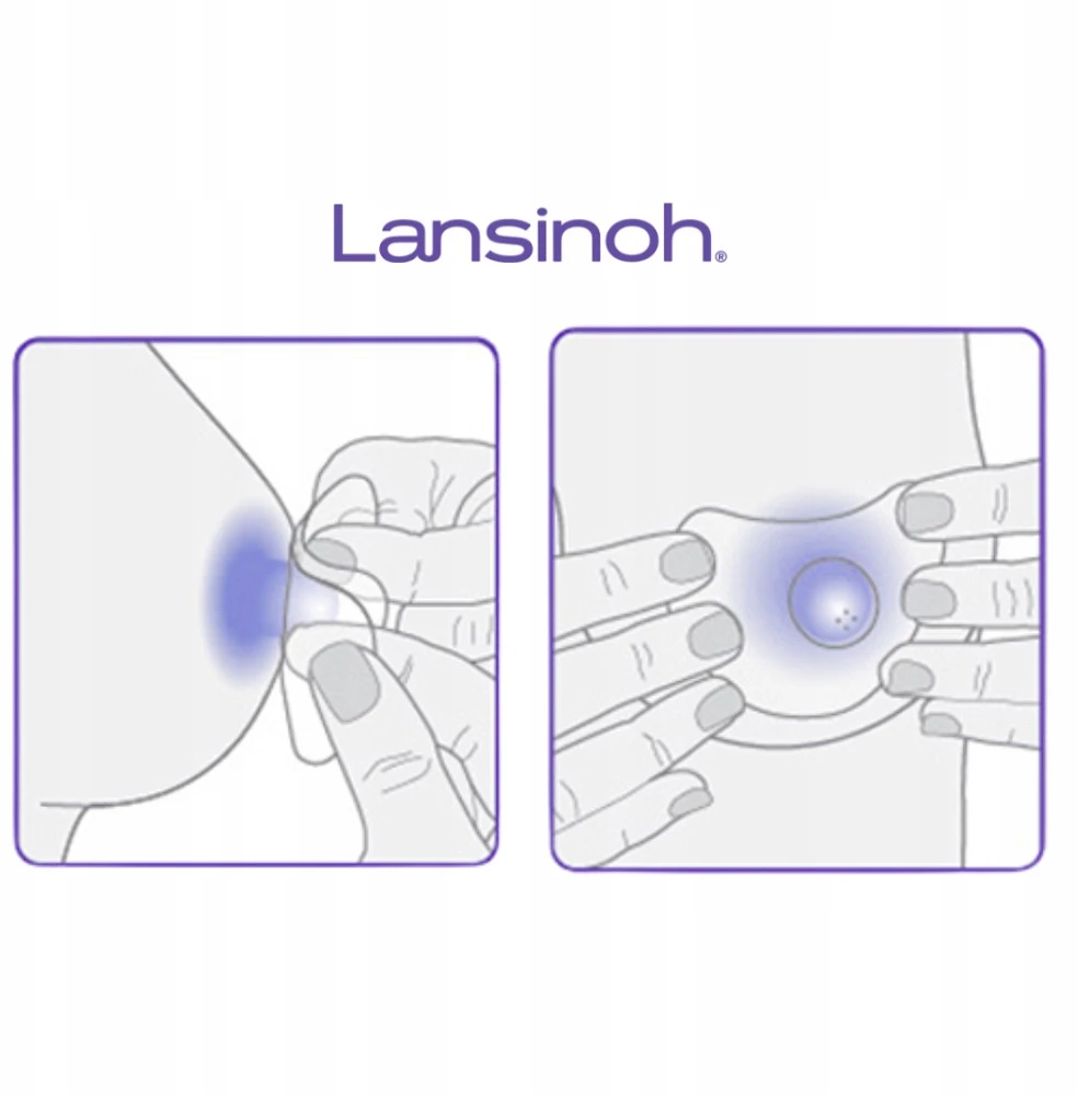 Lansinoh Contact Liners pagalbiniai maitinimo speneliai 24mm 2vnt
