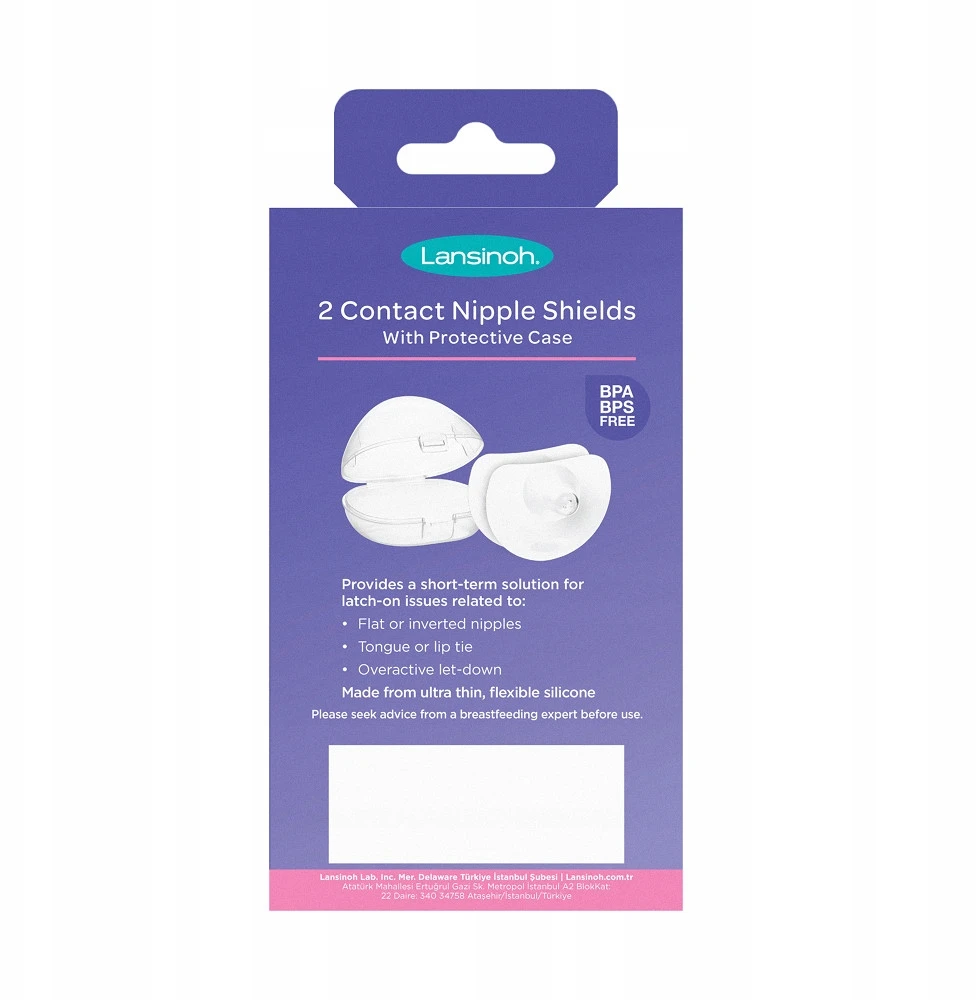 Lansinoh Contact Liners pagalbiniai maitinimo speneliai 24mm 2vnt