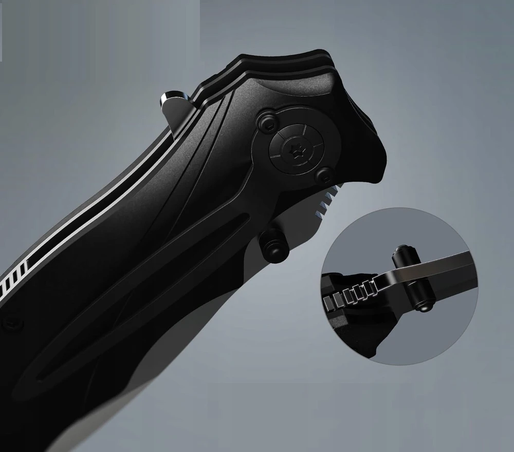 Anytech TAKTINIS PEILIS Išgyvenimo medžioklė Finka Camping Pjovimas Aštrus lankstymas