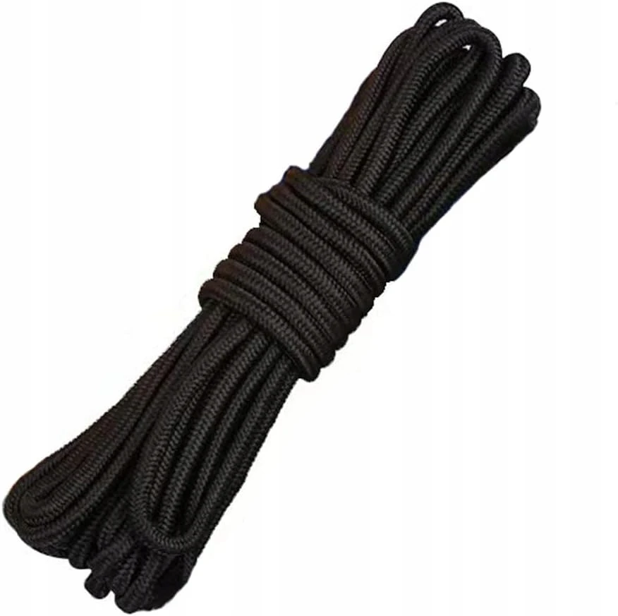 Anytech Tvirta Paracord virvė 30m/100ft Survival Outdoor nailon Juodas