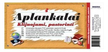 Panta Plast Aplankalai A4, lipniu krašteliu, karpomi, skaidrūs, 10 vnt.