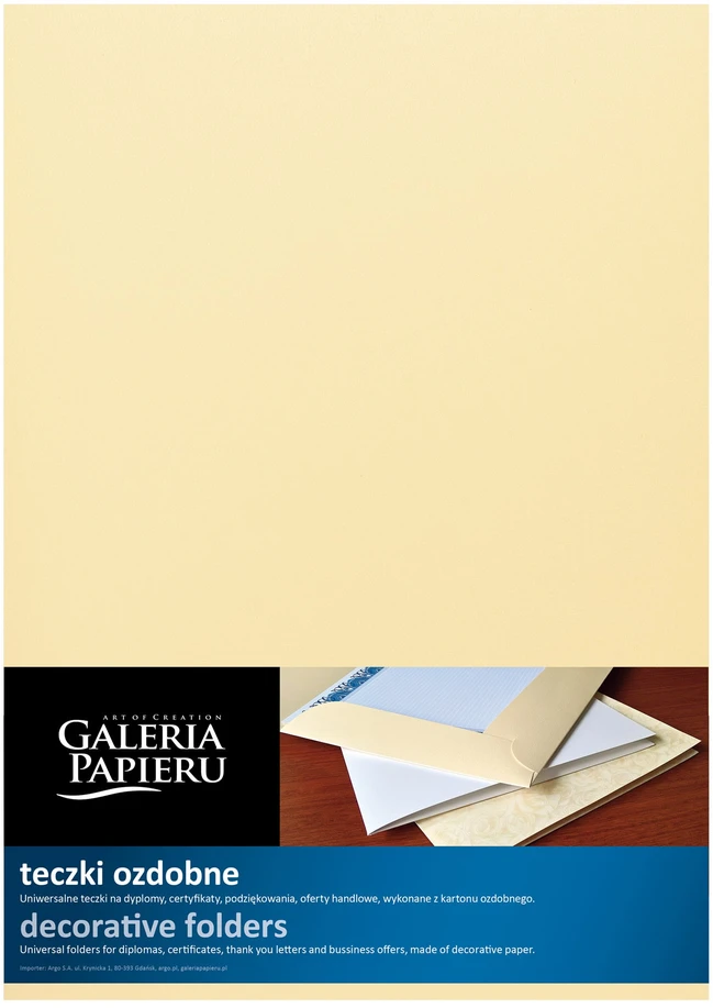 Galeria Papieru Aplankas A4 su auksiniu rėmeliu bordinis
