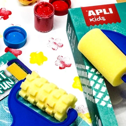 Apli Kids antspaudų ir dažymo volelių rinkinys