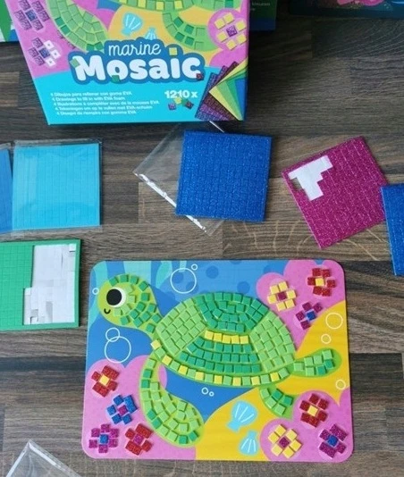 Apli Kids EVA porolono mozaika „Jūros pasaulis”