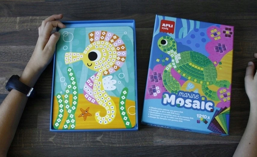 Apli Kids EVA porolono mozaika „Jūros pasaulis”
