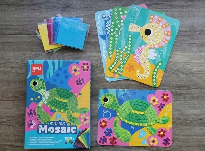 Apli Kids EVA porolono mozaika „Jūros pasaulis”