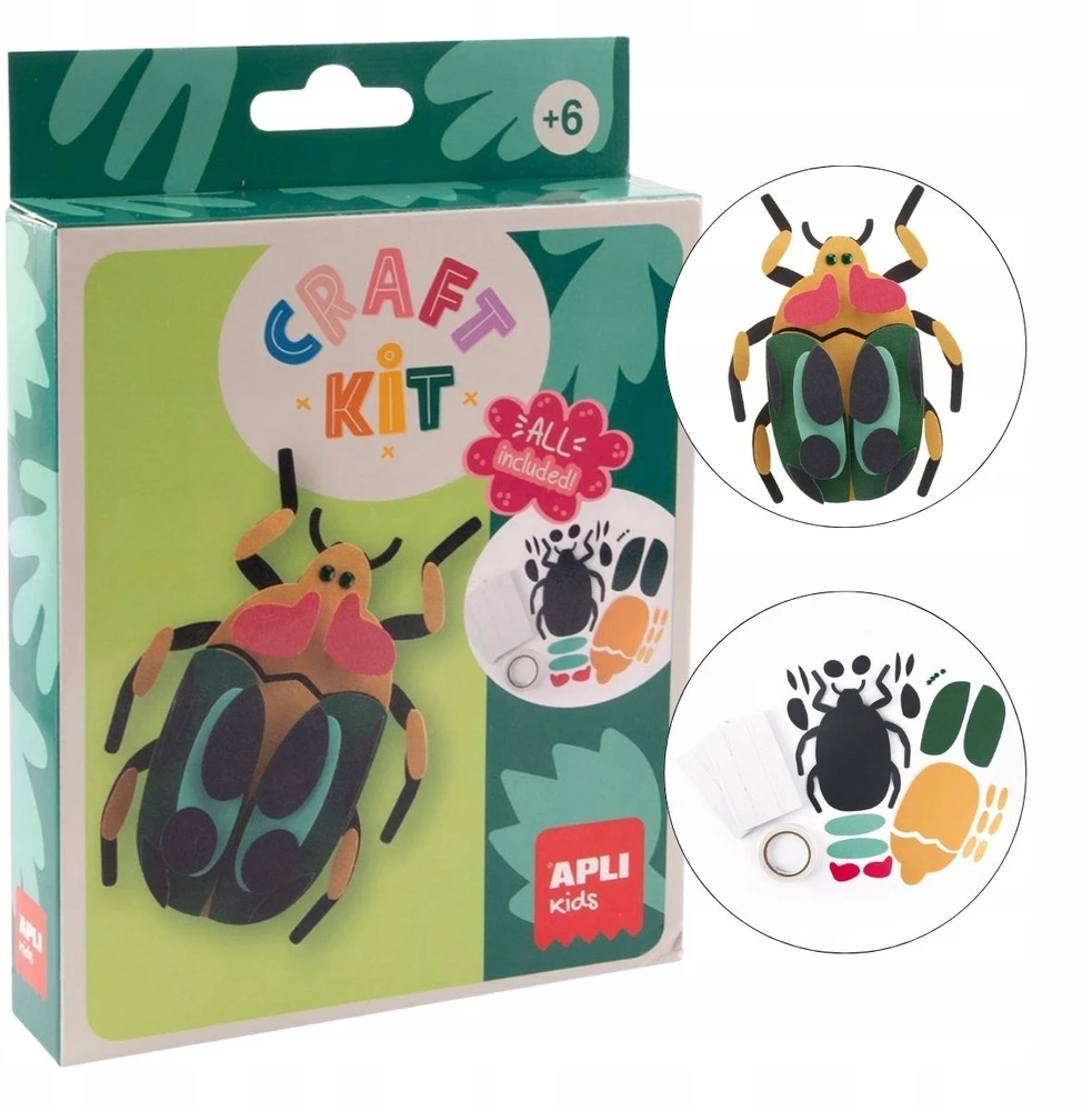 Apli Kids Kūrybinis rinkinys – 3D vabalas