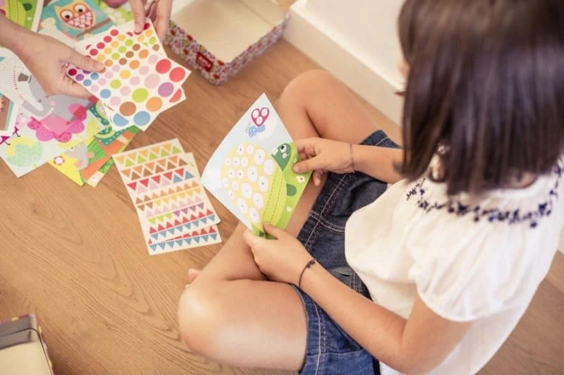 Apli Kids lipdukų žaidimas Žuvytės
