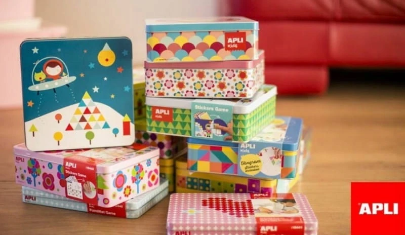 Apli Kids lipdukų žaidimas Žuvytės
