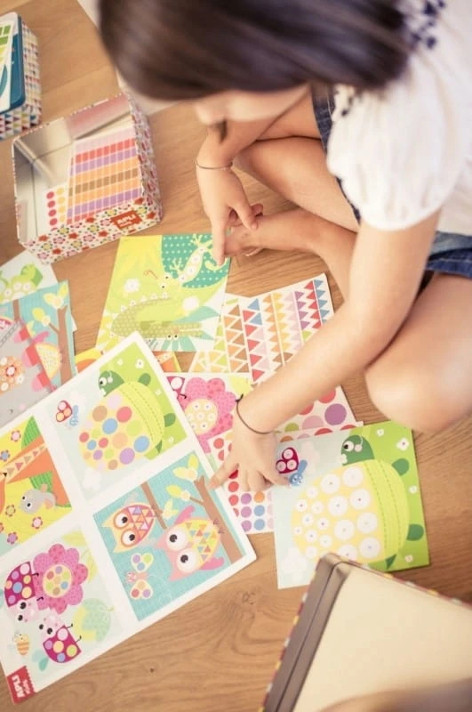 Apli Kids lipdukų žaidimas Žuvytės