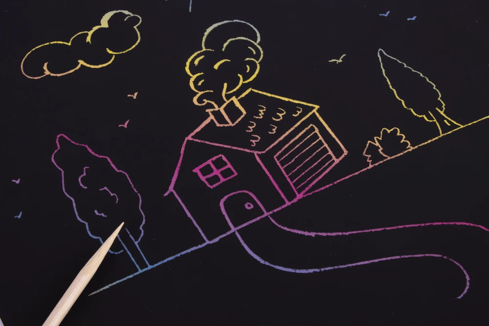 APLI Kids Magic scratch braižymo žaidimų rinkinys
