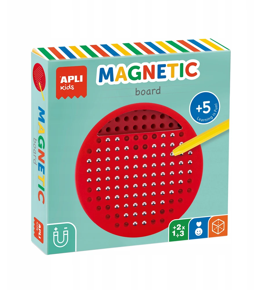 Apli Kids Apli žaidimas „Stebuklinga magnetinė lenta” (apvali)