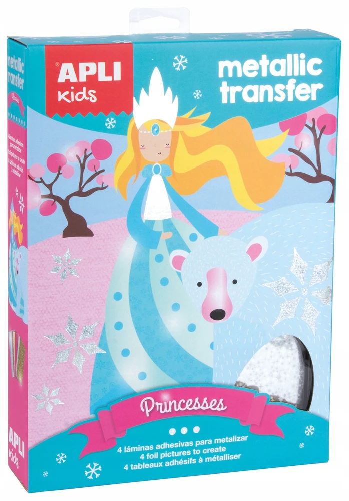Apli Kids Princesses folijos lipdukų rinkinys