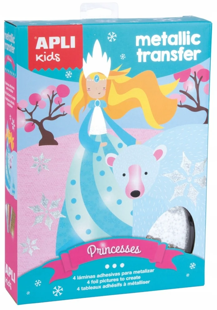 Apli Kids Princesses folijos lipdukų rinkinys