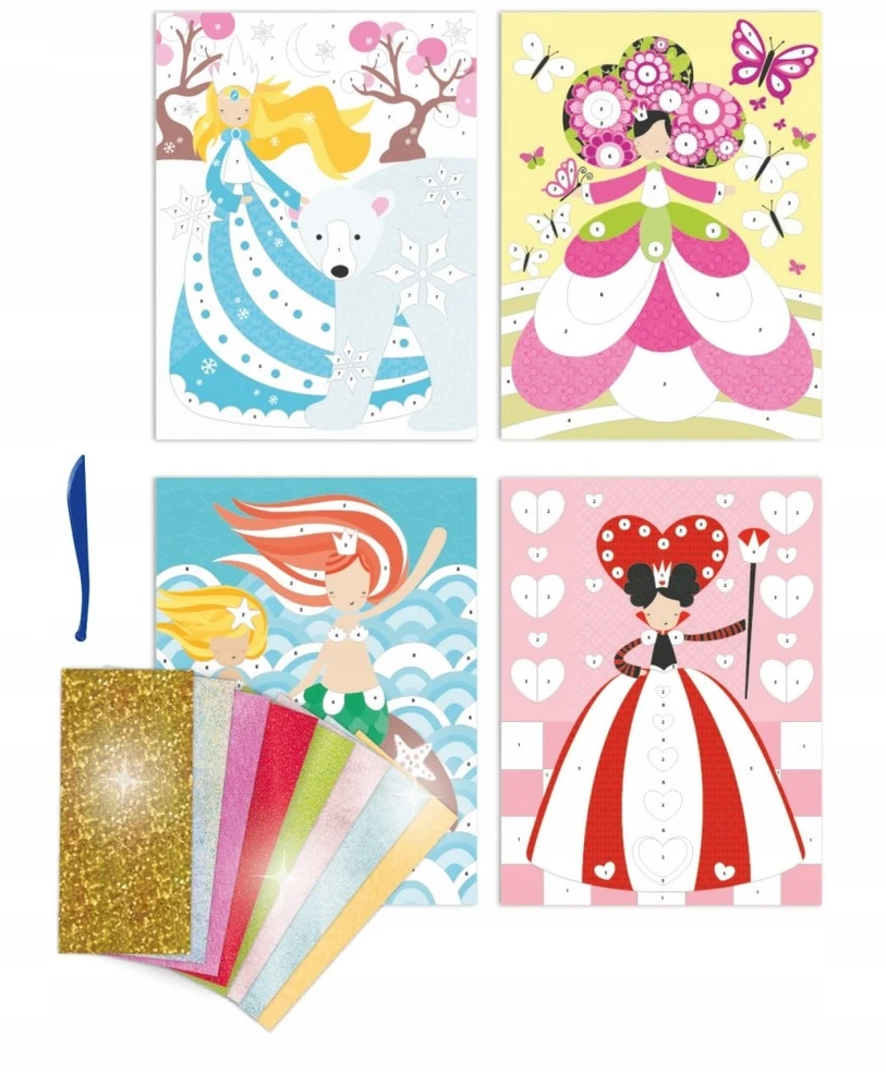 Apli Kids Princesses folijos lipdukų rinkinys