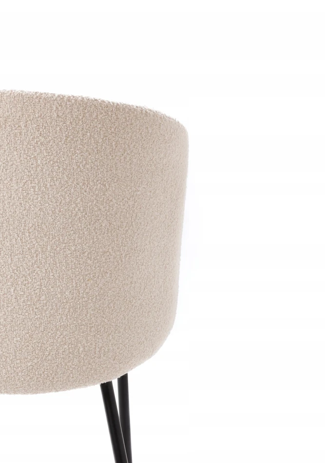 APM 2 ZENAR kėdžių RINKINYS Balta ir Juoda Minkštas Modernus Loft