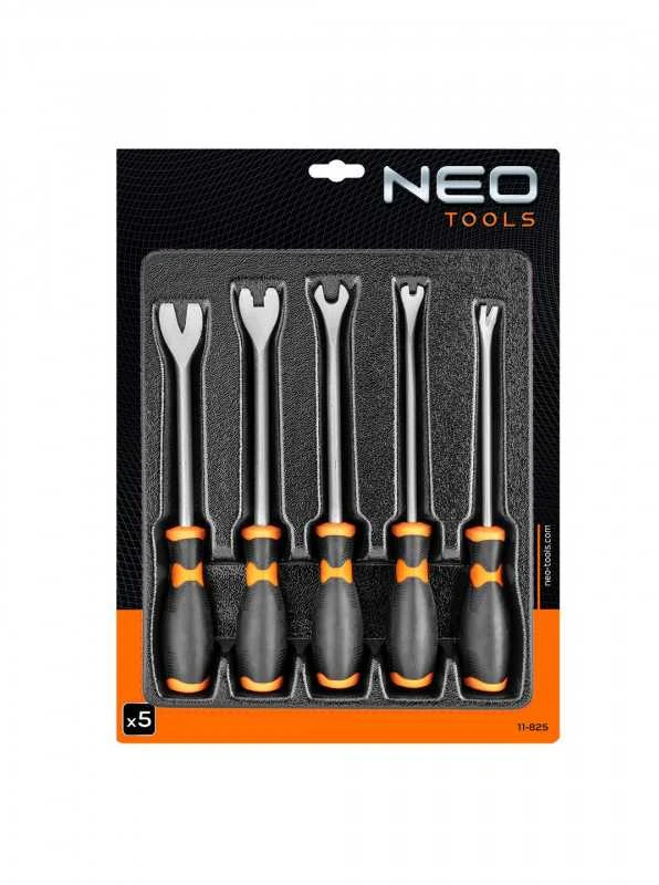 Apmušalų nuėmimo įrankis NEO 5 vnt. rinkinys