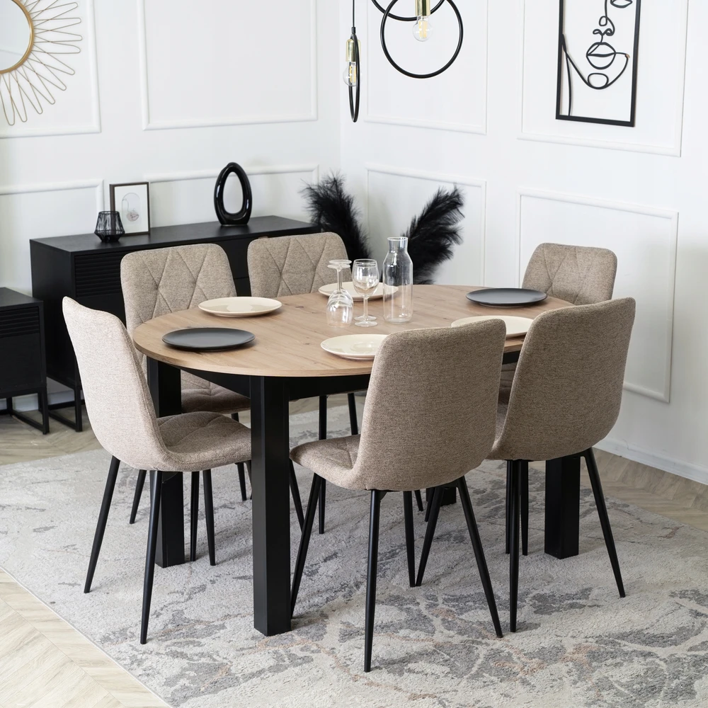 Apmušta kėdė Mebel Elite ROBIN 2 Smėlio