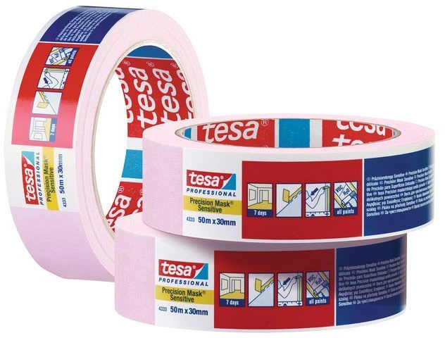 Apsauginė dažymo juosta TESA (balta) 50m x 25mm 04325-00001-02