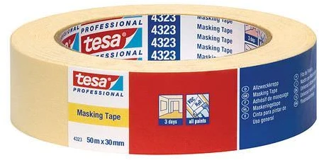 Apsauginė dažymo juosta TESA (balta) 50m x 25mm 04325-00001-02