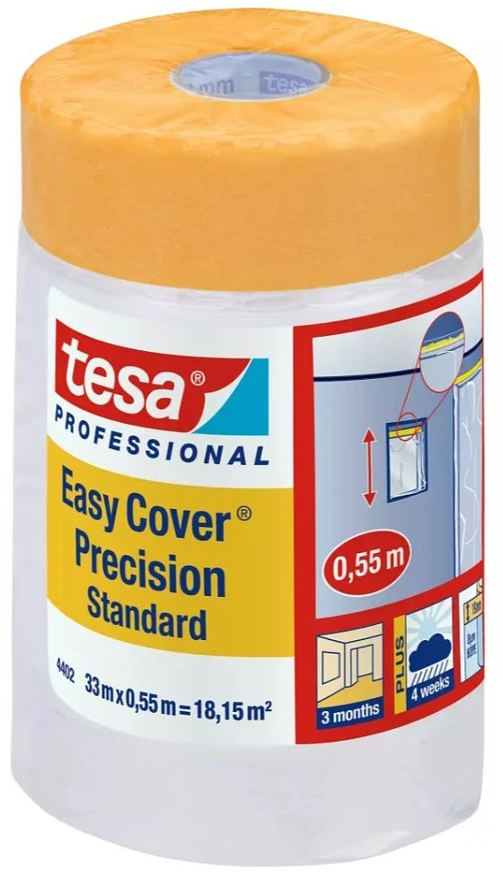 Apsauginė dažymo plėvelė TESA EASY COVER, 12 x 1,4 m