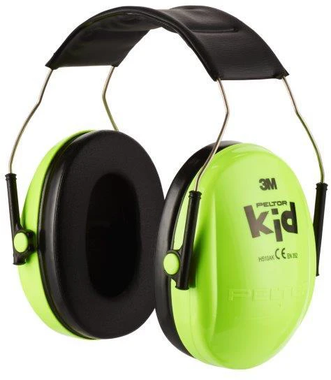 Apsauginės ausinės 3M Peltor Kid; 27 dB; žalios