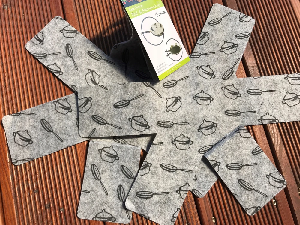 APSAUGINĖS PUODYNĖS 2 vnt OLDMAN VELTININKĖS 38cm