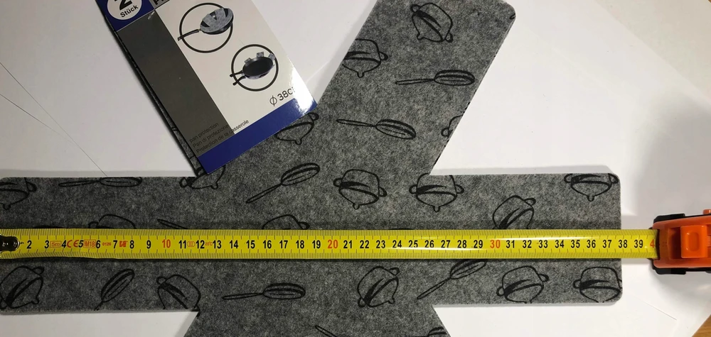 APSAUGINĖS PUODYNĖS 2 vnt OLDMAN VELTININKĖS 38cm