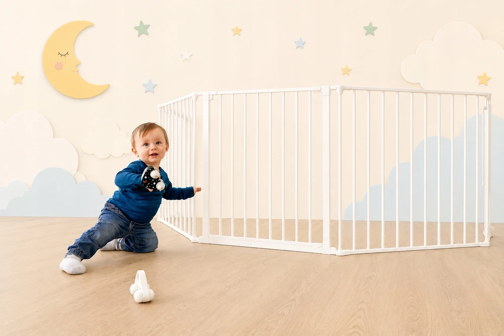 Apsauginiai varteliai Springos SG0016, 318 cm, 5 segmentai