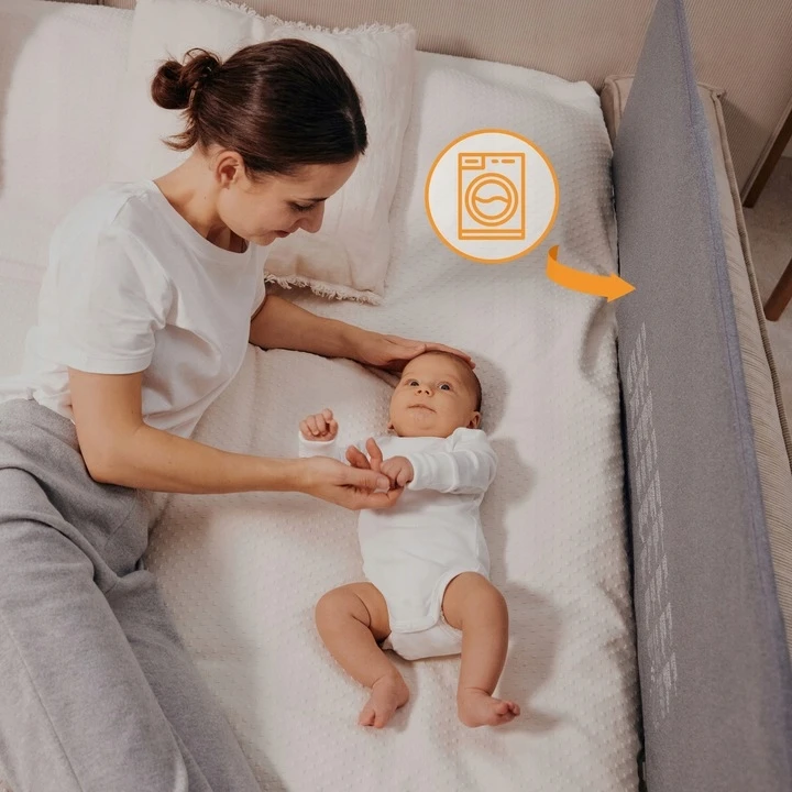 Apsauginis bėgelis Lionelo Lora XL 150cm lova GATE sulankstomas seifas