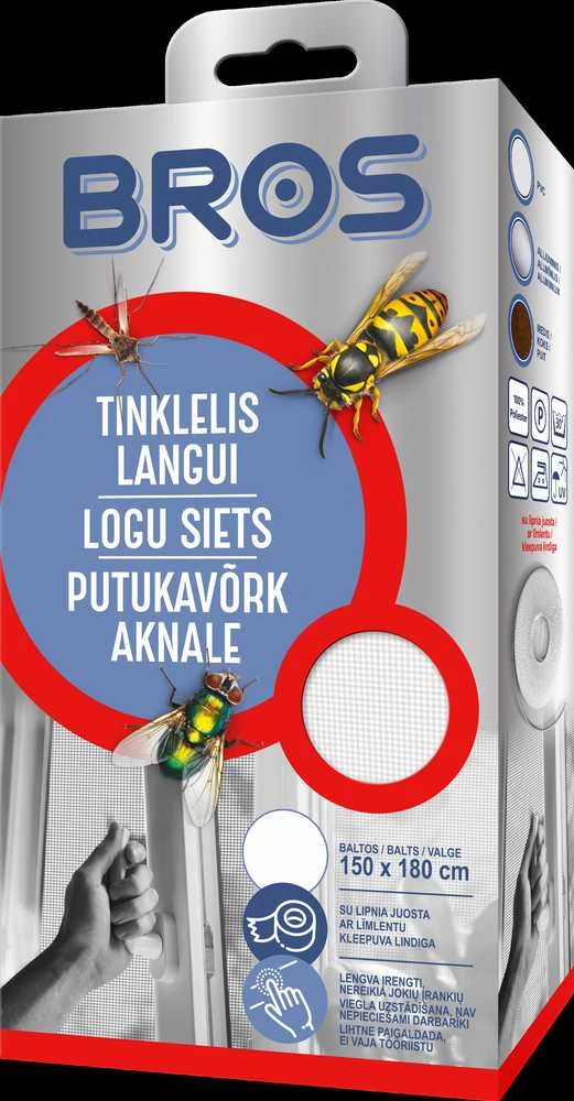 Tesa Apsauginis langų tinklelis COMFORT, baltos sp., 170 x 180 cm