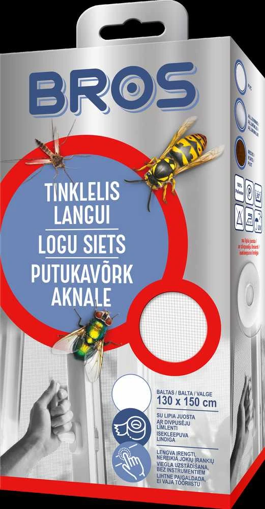 TESA MOSKITIERA OKIENNA BALTA 1,2m x 2,4m COMFORT
