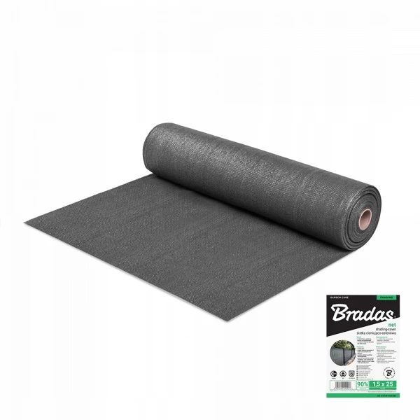 Bradas Apsauginis tinklas nuo pavėsio 90%, 1,2 x 25 m, 135 g, PILKA
