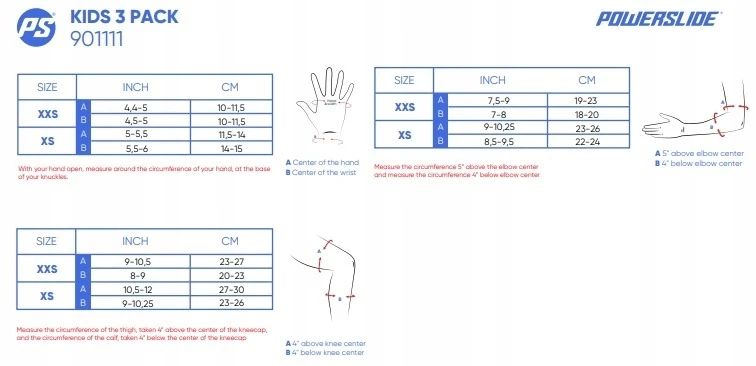 Set of Powerslide inline skates