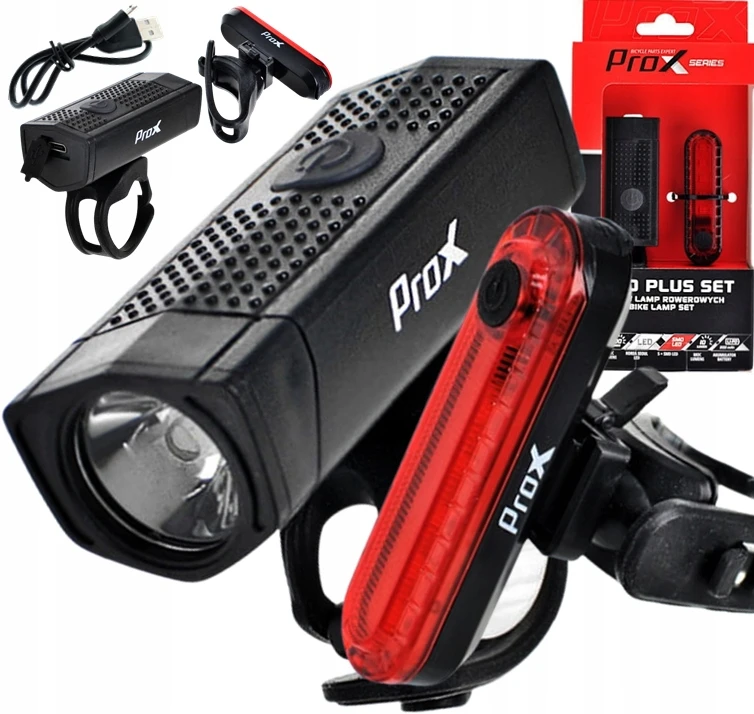 Apšvietimo komplektas ProX Aero Plus 400Lm + 5xLED 10Lm USB